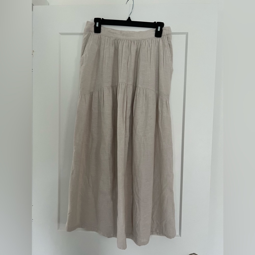 Joie linen cream skirt, Size M